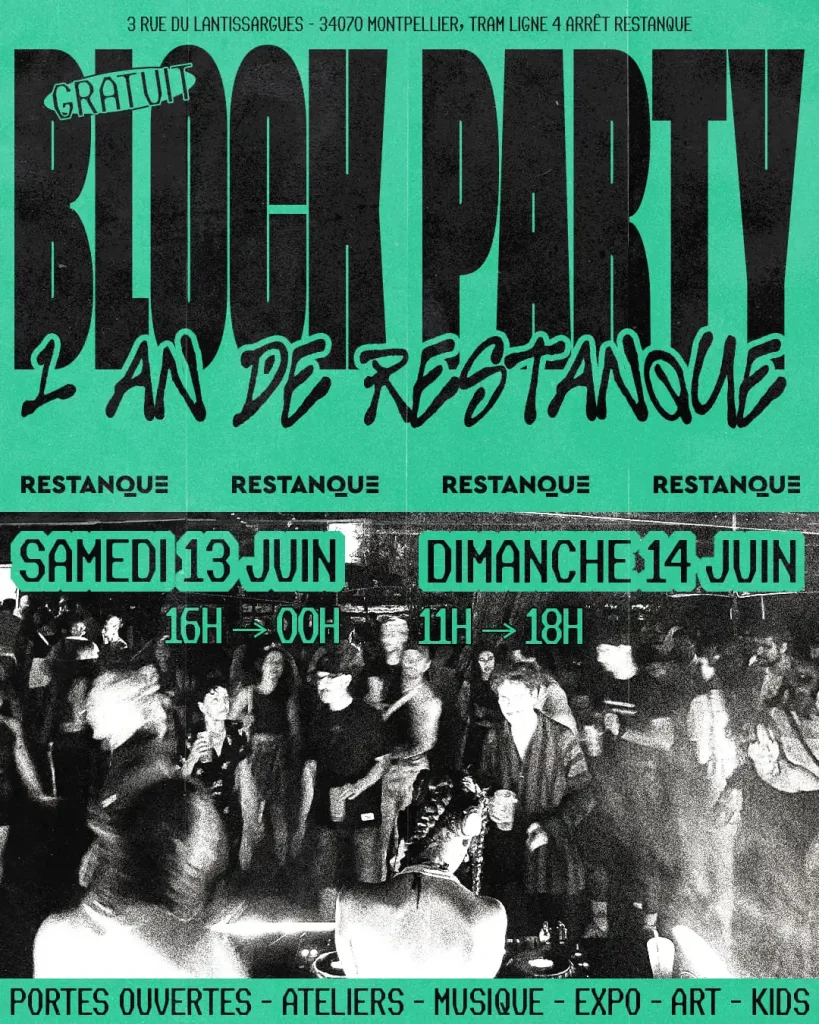 affiche 1 an restanque
