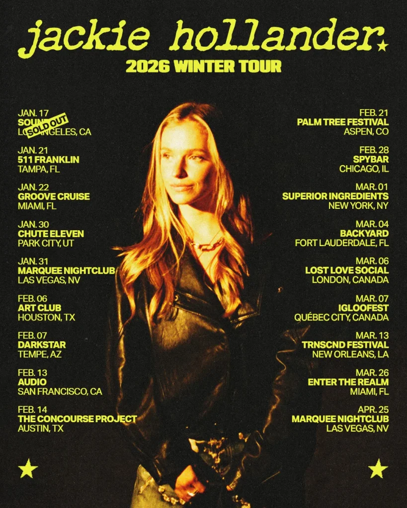 jackie hollander poster design tour
