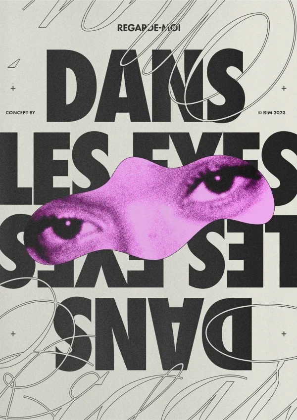 poster design bold typography