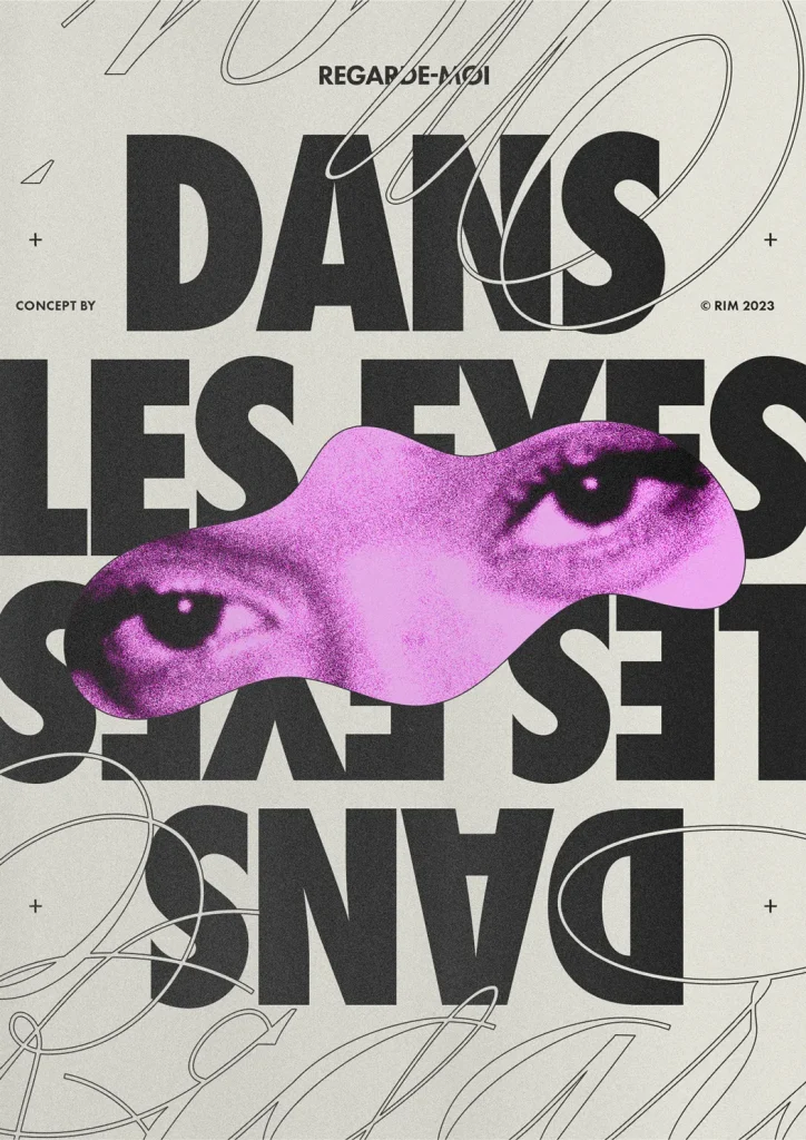 poster design bold typography